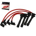 Jdmspeed New Red Ignition Spark Plug Wires Set Replacement For Mazda Miata Mx-5 1 6l 8l Engines 1990-2000 10 2mm Replaces