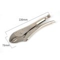10-inch Original Locking Pliers 45 Steel Handle Weighted With Wire Cutter Length 220mm 1pcs
