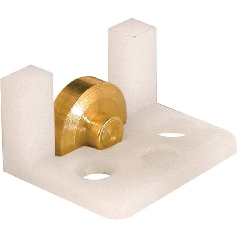 Prime-line G 3061 Sliding Window Roller Assembly 5 16 In Flat Brass 2 Pack