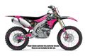 1991-1994 Kdx 200 Race Series Pink Senge Graphics Complete Kit For Kawasaki 