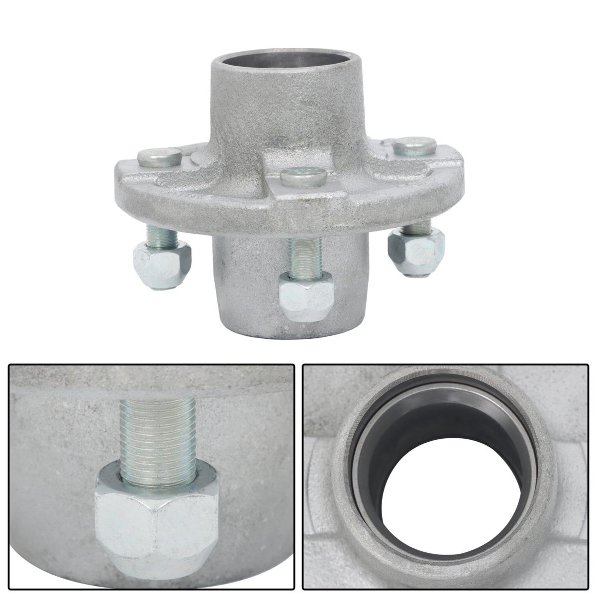 4 On Inch Galvanized Trailer Hub Bearing Kit Suitable For 2000lbs Capacity And 1 Spindle