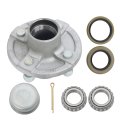 4 On Inch Galvanized Trailer Hub Bearing Kit Suitable For 2000lbs Capacity And 1 Spindle 