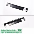 G-plus Universal Oil Cooler Radiator Adapter Kit Compatible With 340mm Aluminum Engine Mounting Bracket Replacement Short