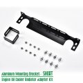 G-plus Universal Oil Cooler Radiator Adapter Kit Compatible With 340mm Aluminum Engine Mounting Bracket Replacement Short