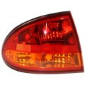 Tail Light Assembly For Oldsmobile Alero 1999 2000 2001 2002 2003 2004 Driver Side Halogen Amber And Red Lens Gm2800148 