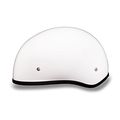 O T Dayna Skull Cap W Visor- Hi-gloss White 