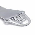Httmt- Motorcycle Chrome Flame Drive Shaft Cover Compatible With 1998-2015 V-star 650 Classic Custom 1998-2009 1100 P N