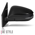 Auto Dynasty To1320311 Factory Style Driver Left Side Mirror Manual Folding Power Adjust Heated Glass Turn Signal Blind Spot