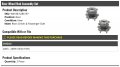 Rear Wheel Hub Bearing Assembly Kit 2 Piece Compatible With 2003-2009 Infiniti Fx35