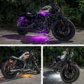 Ledglow 6pc Advanced Million Color Mini Led Motorcycle Accent Underlow Light Kit 15 Solid Colors 6 Patterns 4 Multi-color