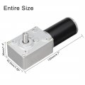 Dc 12v 220rpm Worm Gear Motor 5kg-cm Reversible High Torque Speed Reduce Turbine Electric Gearbox 8mm Shaft