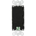 Baomain Triple Rocker Combination Switch 15 Amp 120 Volt 3 Individual Switches Commercial Grade With Ground Screw White Wall