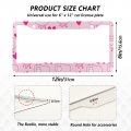 Xigua Cute Pink Sheep License Plate Frames 2 Pack Waterproof Aluminum Alloy Car Tag Holder Holes Covers With Screw Caps Auto