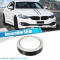 X Autohaux 0 79 Width 65 62ft Long Decorative Strips Waterproof Reflective Tape Sticker Warning For Car Motorcycle Boat Black