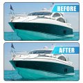 X Autohaux 0 79 Width 65 62ft Long Decorative Strips Waterproof Reflective Tape Sticker Warning For Car Motorcycle Boat Black