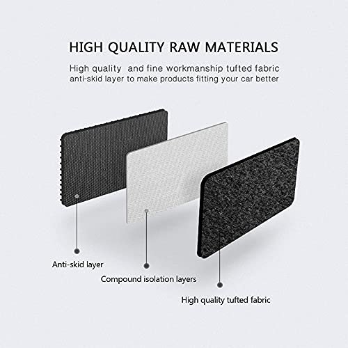 Freemotor802 For 2016-2023 Lexus Rx350 Rx450h Floor Mats All Seasons Weather Interior Nylon Carpet 4pc Set Black