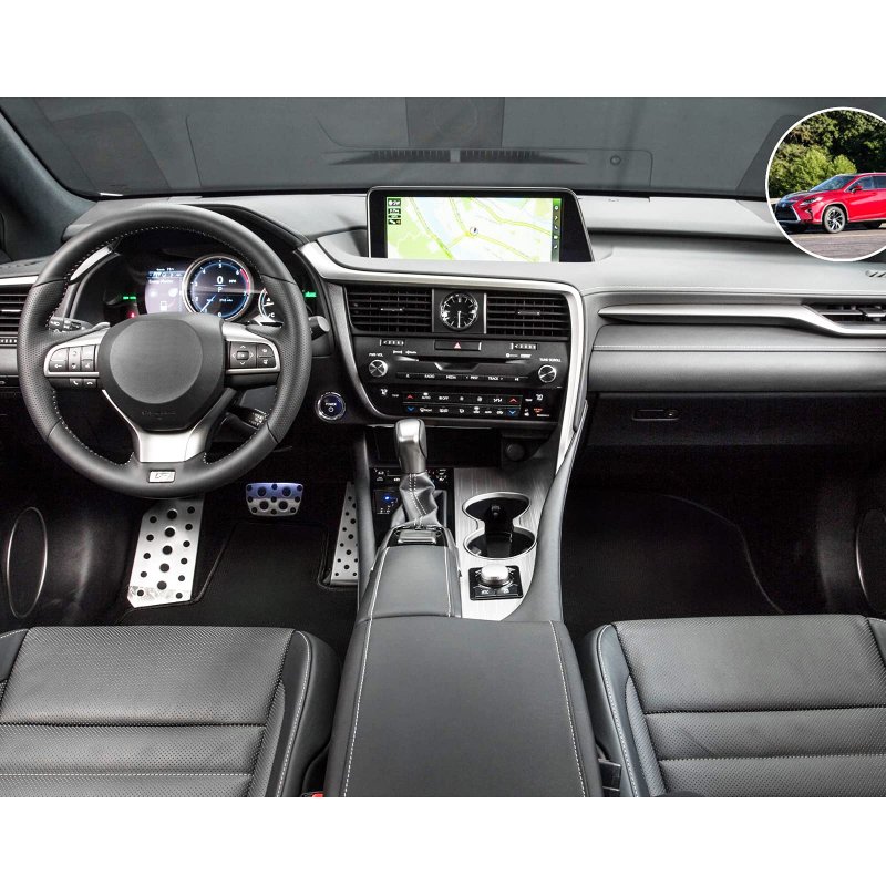 Freemotor802 For 2016-2023 Lexus Rx350 Rx450h Floor Mats All Seasons Weather Interior Nylon Carpet 4pc Set Black