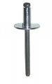Ad42bslf Aluminum Blind Rivet With Steel Mandrel Large Flange 1 8 X 031- 125 Grip Pack Of 500 