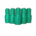 50 Haltec Green Double Seal Inflate Through Valve Caps For Trucks Rvs And Semis Ds-1g Pack 