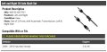 Front Cv Axle Shaft Set Of 2 For 2006-2010 Hyundai Sonata 3 3l V6 With Automatic Transmission