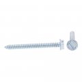 Prime-line Sheet Metal Screws Self-tapping Hex Washer Head Slotted Drive 10 X 2 In 25 Pack