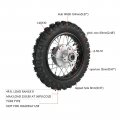 10 Rear Wheel 2 50-10 Rim Tire Assembly For Dirt Bikes 50cc 70cc 110cc Pw50