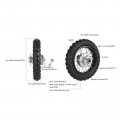 10 Rear Wheel 2 50-10 Rim Tire Assembly For Dirt Bikes 50cc 70cc 110cc Pw50
