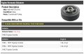 Engine Harmonic Balancer Crankshaft Pulley Compatible With 1992-1997 Toyota Corolla