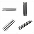 Labwork Car Outside Window Weatherstrip Seal Belt Moulding Replacement For 2010-2021 Toyota 4runner 75711-35011 75712-35011