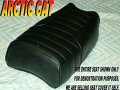New Replacement Seat Cover Fits Arctic Cat Mini Bike Whisker All Black 321a