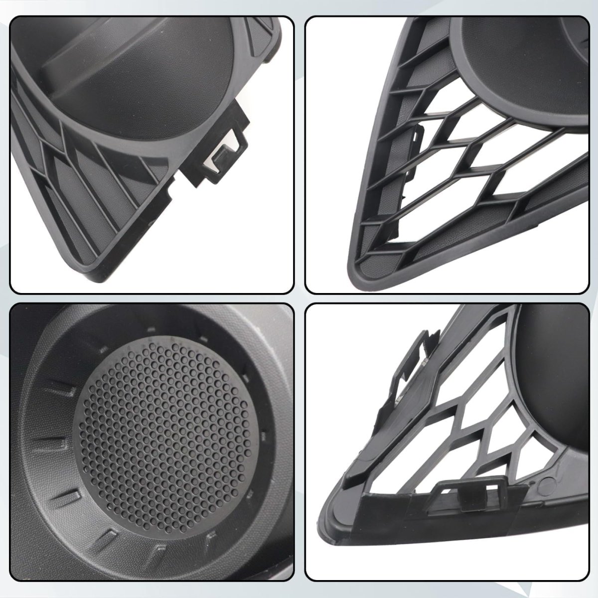 2pcs Front Fog Light Cover Left And Right For Ford Fusion 2010 2011 2012 Replace Ae5z17e810fa Ae5z17e811fa