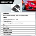 2pcs Front Fog Light Cover Left And Right For Ford Fusion 2010 2011 2012 Replace Ae5z17e810fa Ae5z17e811fa