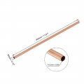 Uxcell Copper Round Tube 3mm Od 0 2mm Wall Thickness 300mm Long Straight Pipe Tubing 3 Pcs