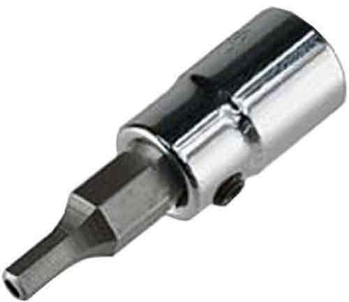 Hex Inch Bit Socket 3 8 In Square Drive 1 4 Precision Machined Crm-72 Tool Steel With Replaceable And Chrome Plated Finish