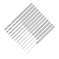 12pcs Mini Twist Drill Bit Set 0 5 6 7 8 9 4 1 2mm Micro Engravings High-speed Steel 2 35mm Shank Small Jobber Bit For Diy 