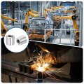 M6 Round Connector Nuts 304 Stainless Steel Coupling Nut 10mm 0 39inch Length Pack Of 12