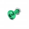 Uxcell 40pcs M6 Green Aluminum Alloy Hex Socket Head Motorcycle Bolts Screws Nuts