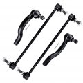 Front Left Right Outer Tie Rod End Sway Bar Link Compatible Fit For 2006-2015 Toyota Rav4 4pcs Suspension Kit 