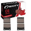 Sixity C6 Front Ceramic Brake Pads For Suzuki Gs550es Ed Esd Es3 Es Ef Esf Esg 1983-1986 Complete Set 