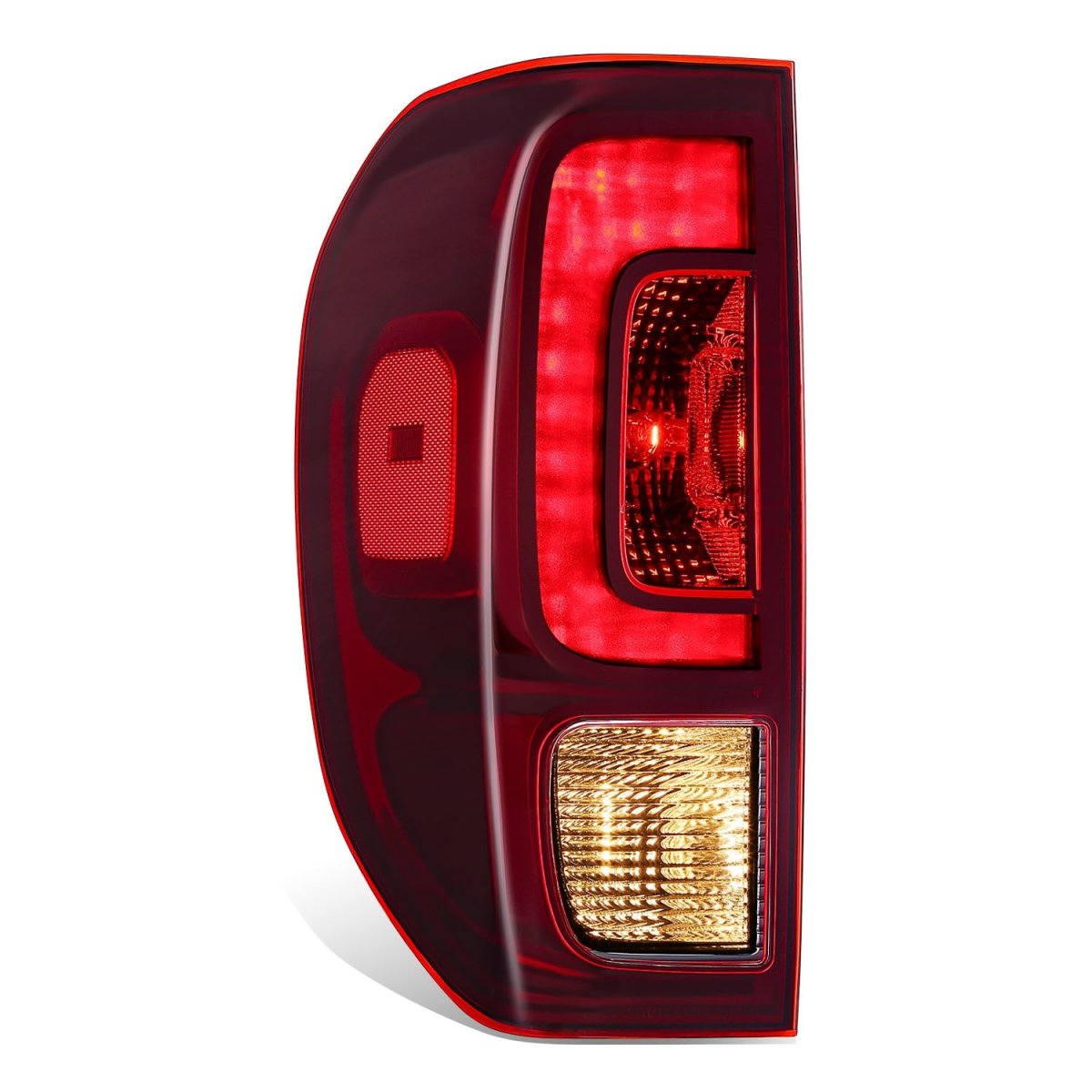Tail Light Assembly Led Rear Lamps For 2017 2019 Honda Ridgeline Driver Left Side Chrome Housing Red Clear Lens Ho2800195