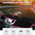 Yofamo Dashboard Cover Dash Mat Pad Carpet Custom Fit For Hyundai Tucson 2016 2017 2018 Accessories Anti-skid Center Console