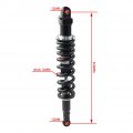 Liru Motor Shock Absorption 12mm Spring 450mm Rear Absorber For Quad Dirt Bike Adirt Atv Beach Vehicle Kart
