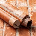 Very Berry Sticker Temporary Red Brick Wrapping Paper 19 6 X 118 2 Pack Slight Light Vintage Peel And Stick Wallpaper 
