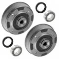 Caltric Rear Left And Right Brake Drum Kit Compatible With Kawasaki 41038-1239 410381239