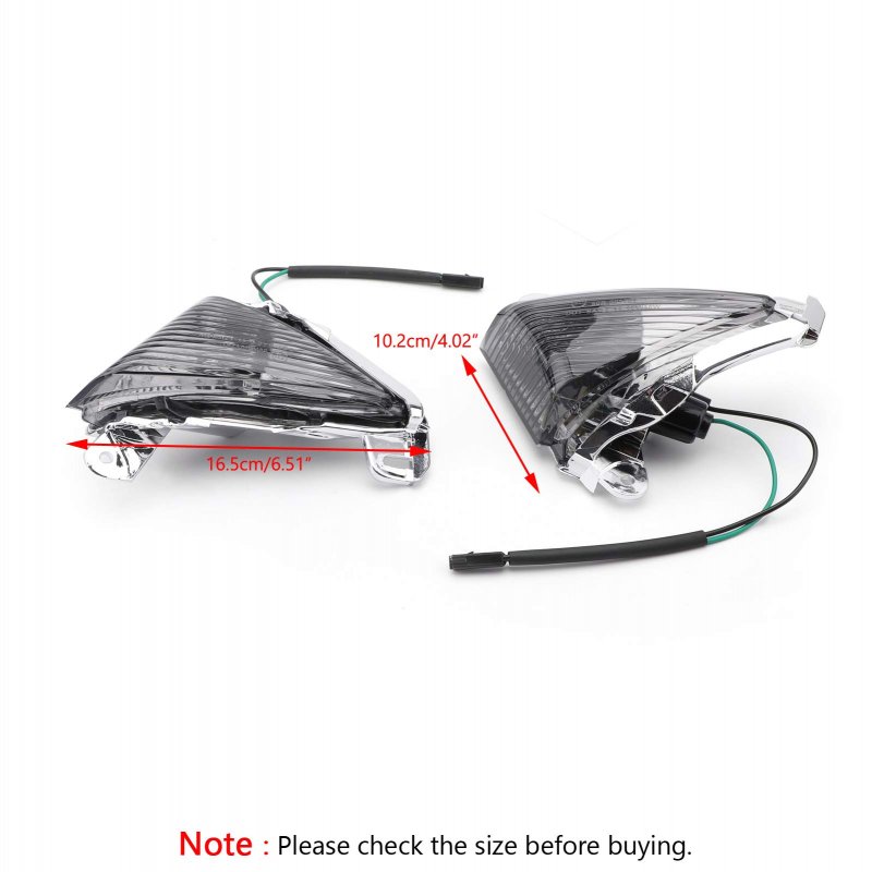 Front Turn Signals Lens For Kawasaki Zx 14r 10r 6r 636 Ninja 650f
