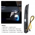Led Drl Lights 12v Daytime Running Turn Signal Fog Lamps White Blue Amber Replacement For Hyundai Tucson 2021