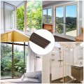 Uxcell Door Frame Weather Stripping 11ft Long 0 59 Wide Self Adhesive Foam Window Seal Soundproof Flexible And Strip Brown
