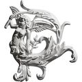 Ekena Millwork Onl08xx01an-r 1 4-inch W By 8 5 8-inch H 7 P Angel Leaf Onlay Right 