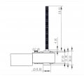 High Torque Gear Motor 5840-31zy Worm Long Screw M8 Shaft With Flange 12v24v Self-locking Color 24v Size 160rpm