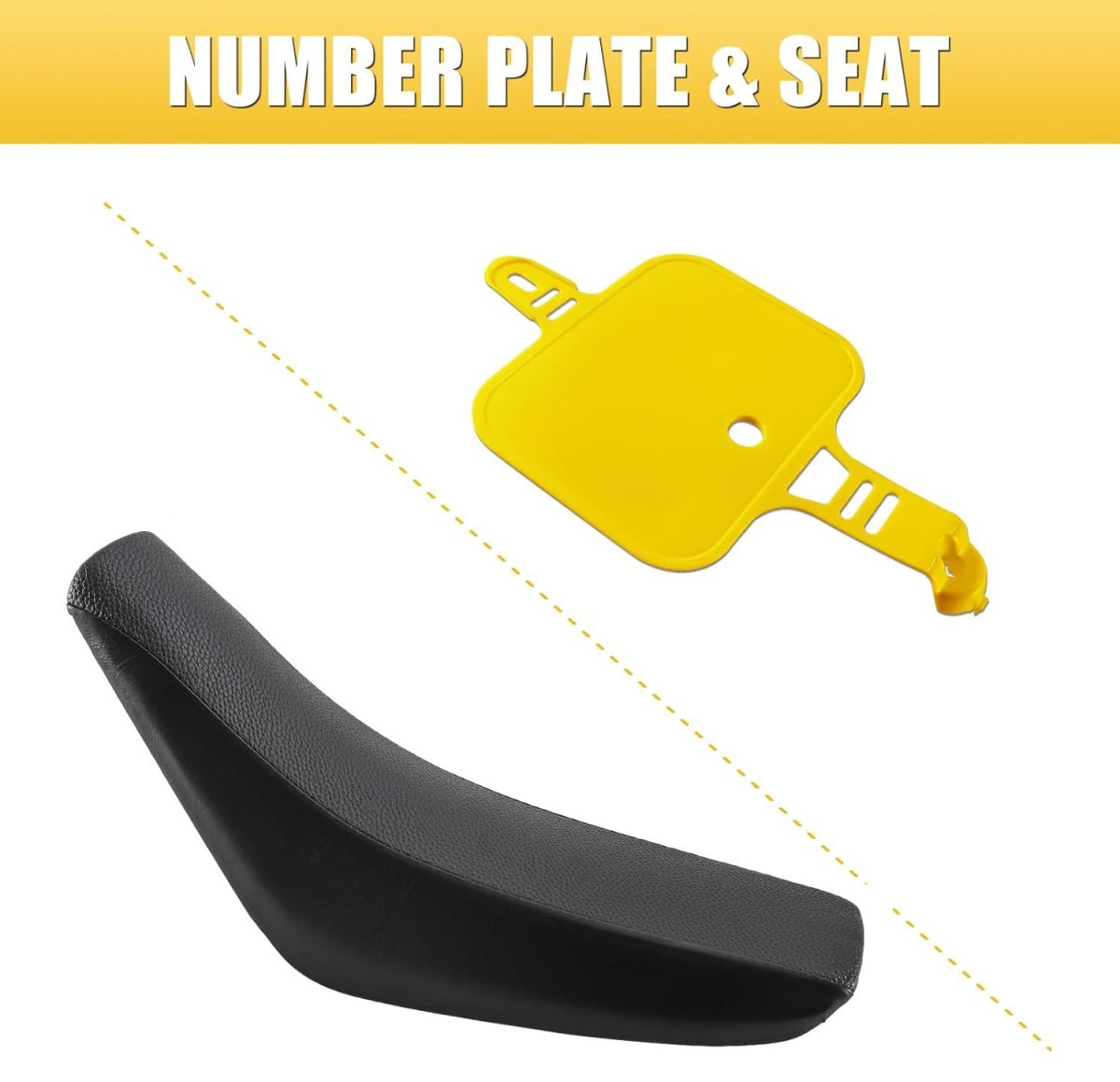 Plastics Fender Kit With Black Seat For Honda Crf50 Xr50 Chinese 50cc 70cc 90cc Dirt Pit Bike Yellow